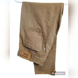 Used Mens Levi's 508 tan jeans. 38 waist 34 length